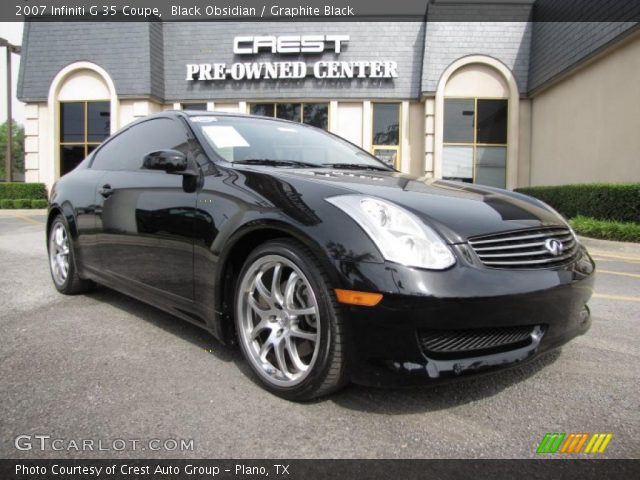 2007 Infiniti G 35 Coupe in Black Obsidian