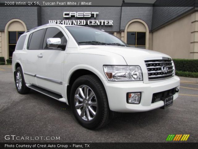 2008 Infiniti QX 56 in Tuscan Pearl White