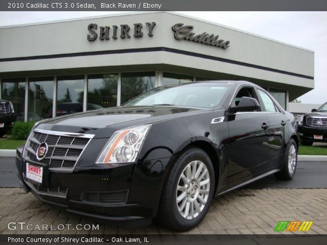 2010 Cadillac CTS 3.0 Sedan in Black Raven