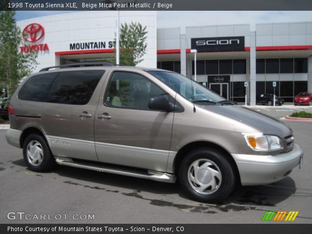 1998 Toyota Sienna XLE in Beige Mica Pearl Metallic