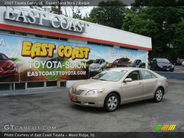 2007 Toyota Camry LE in Desert Sand Mica