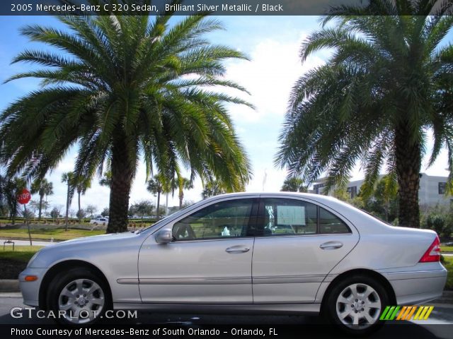 2005 Mercedes-Benz C 320 Sedan in Brilliant Silver Metallic