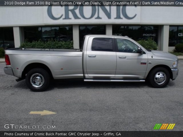 2010 Dodge Ram 3500 Big Horn Edition Crew Cab Dually in Light Graystone Pearl