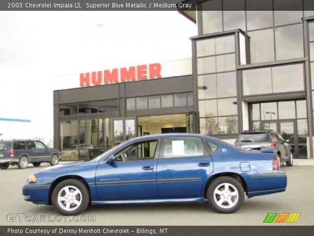 2003 Chevrolet Impala LS in Superior Blue Metallic