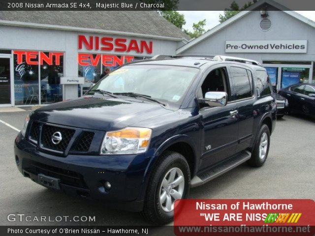 2008 Nissan Armada SE 4x4 in Majestic Blue