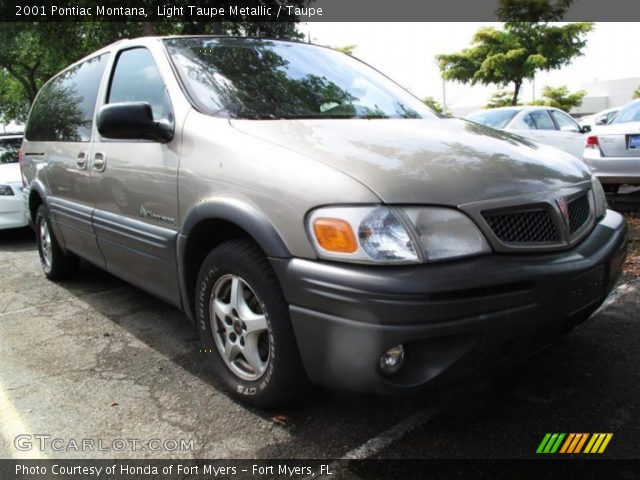 2001 Pontiac Montana  in Light Taupe Metallic