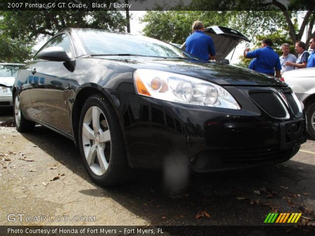 2007 Pontiac G6 GT Coupe in Black