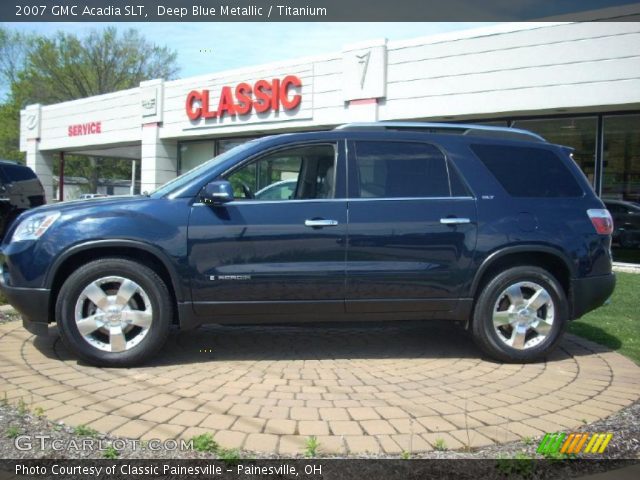 2007 GMC Acadia SLT in Deep Blue Metallic