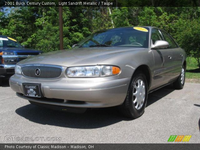 2001 Buick Century Custom in Light Sandrift Metallic