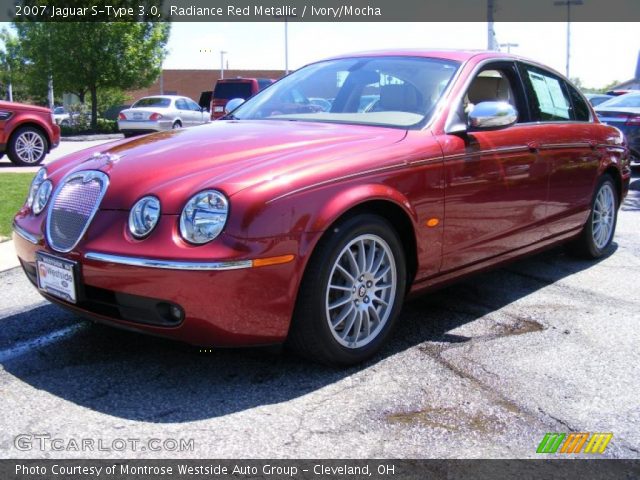 2007 Jaguar S-Type 3.0 in Radiance Red Metallic