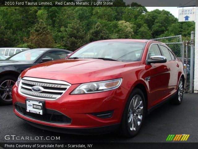 2010 Ford Taurus Limited in Red Candy Metallic