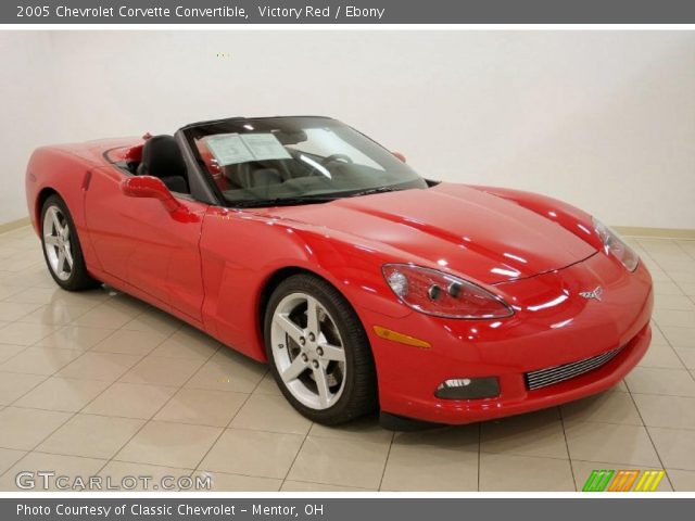 2005 Chevrolet Corvette Convertible in Victory Red