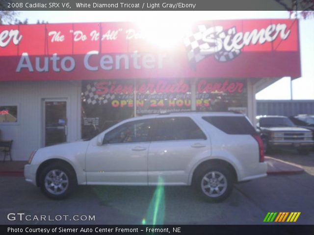 2008 Cadillac SRX V6 in White Diamond Tricoat