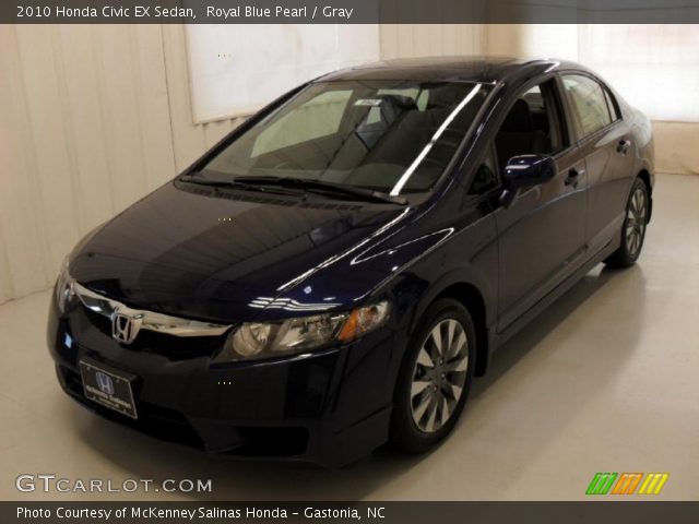 2010 Honda Civic EX Sedan in Royal Blue Pearl