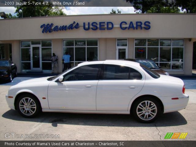 2003 Jaguar S-Type 4.2 in White Onyx