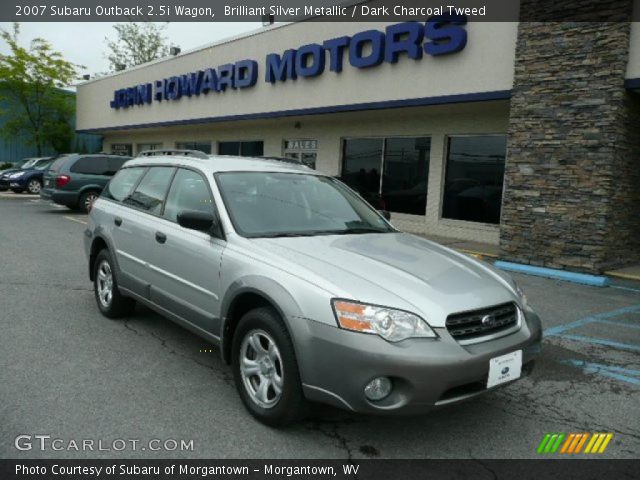 2007 Subaru Outback 2.5i Wagon in Brilliant Silver Metallic
