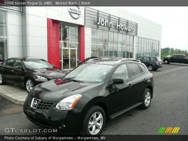 2008 Nissan Rogue SL AWD in Wicked Black