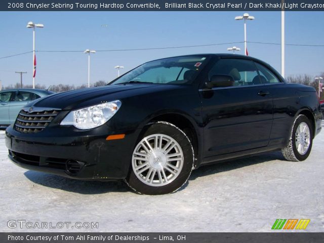 2008 Chrysler Sebring Touring Hardtop Convertible in Brilliant Black Crystal Pearl