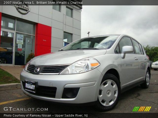 2007 Nissan Versa S in Brilliant Silver Metallic