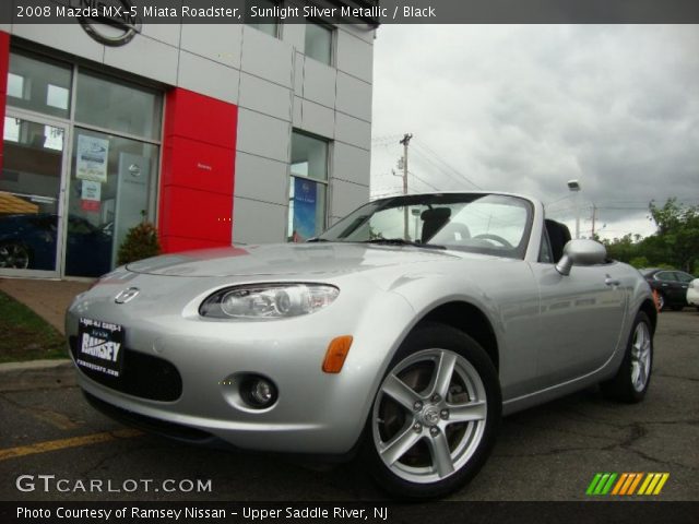 2008 Mazda MX-5 Miata Roadster in Sunlight Silver Metallic