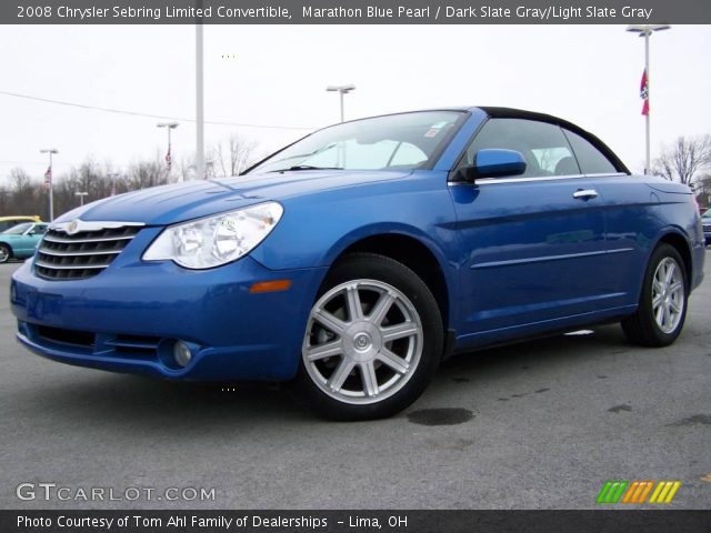 2008 Chrysler Sebring Limited Convertible in Marathon Blue Pearl