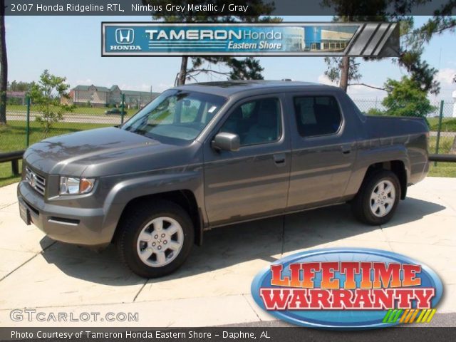 2007 Honda Ridgeline RTL in Nimbus Grey Metallic