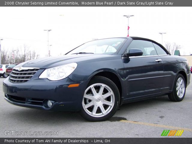 2008 Chrysler Sebring Limited Convertible in Modern Blue Pearl