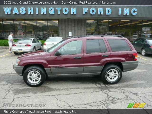 2002 Jeep Grand Cherokee Laredo 4x4 in Dark Garnet Red Pearlcoat