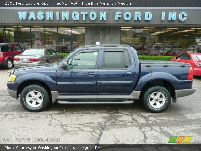 2003 Ford Explorer Sport Trac XLT 4x4 in True Blue Metallic