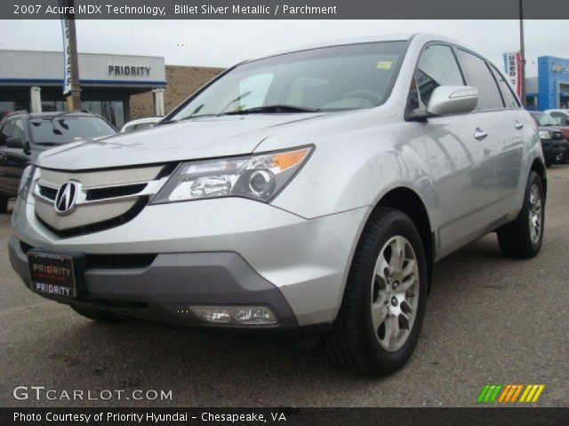 2007 Acura MDX Technology in Billet Silver Metallic