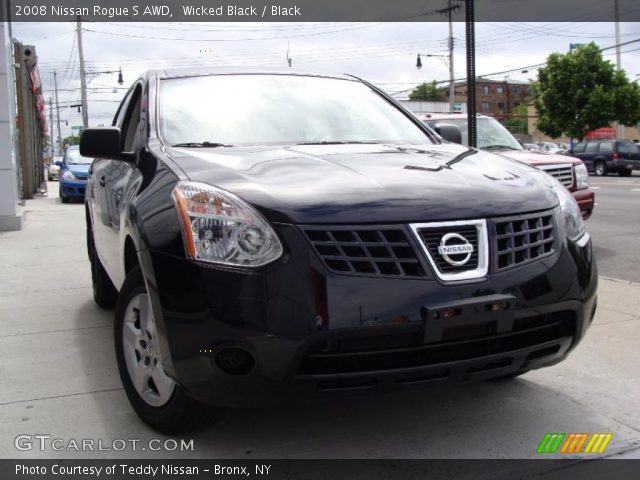 2008 Nissan Rogue S AWD in Wicked Black