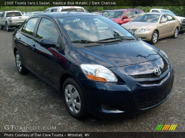 2008 Toyota Yaris S Sedan in Nautical Blue Metallic