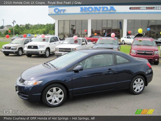 2010 Honda Civic LX Coupe in Royal Blue Pearl