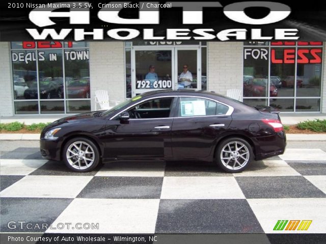 2010 Nissan Maxima 3.5 SV in Crimson Black