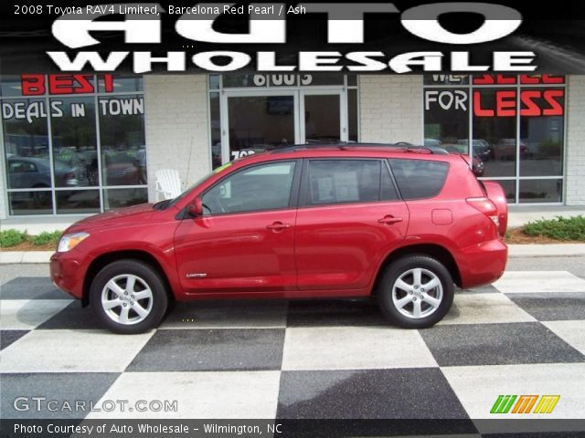 2008 Toyota RAV4 Limited in Barcelona Red Pearl