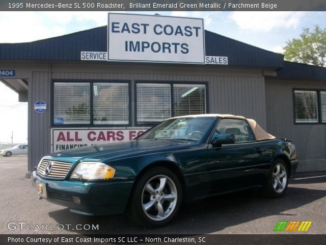 1995 Mercedes-Benz SL 500 Roadster in Brilliant Emerald Green Metallic