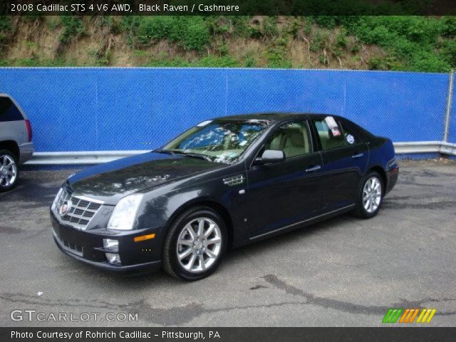 2008 Cadillac STS 4 V6 AWD in Black Raven