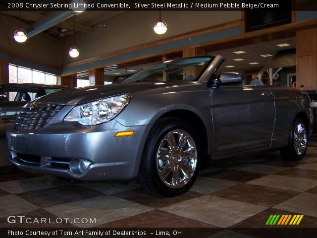 2008 Chrysler Sebring Limited Convertible in Silver Steel Metallic