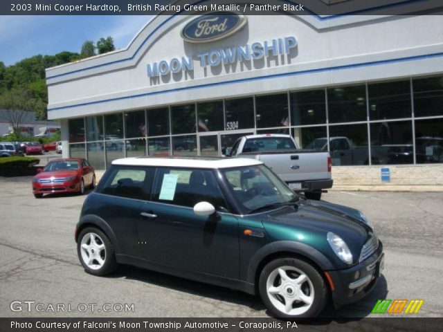 2003 Mini Cooper Hardtop in British Racing Green Metallic