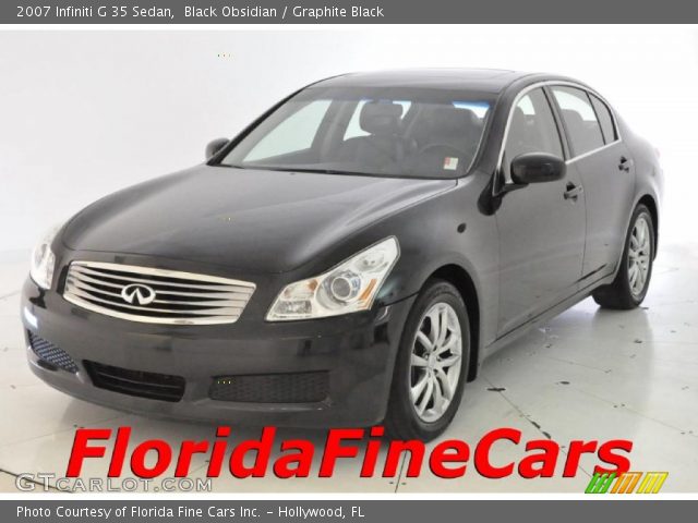 2007 Infiniti G 35 Sedan in Black Obsidian