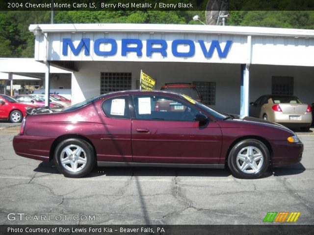 2004 Chevrolet Monte Carlo LS in Berry Red Metallic