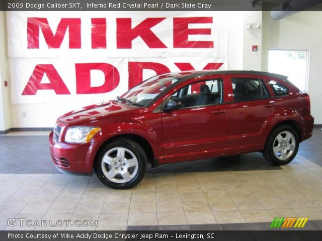 2009 Dodge Caliber SXT in Inferno Red Crystal Pearl