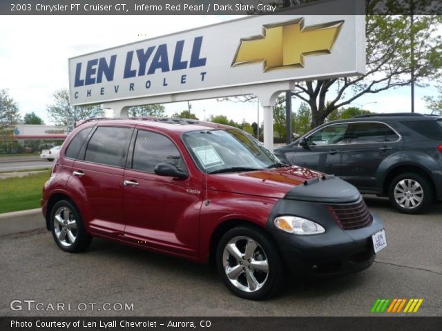 2003 Chrysler PT Cruiser GT in Inferno Red Pearl