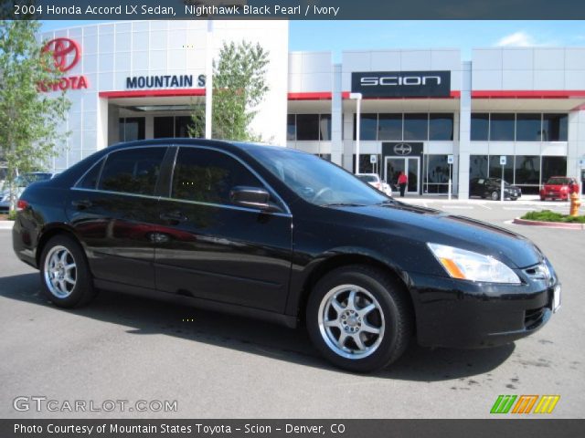 2004 Honda accord lx black #3
