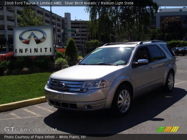 2008 Ford Taurus X Limited AWD in Silver Birch Metallic