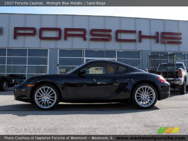 2007 Porsche Cayman  in Midnight Blue Metallic
