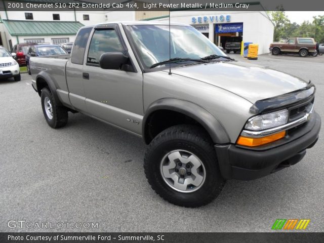 2001 Chevrolet S10 ZR2 Extended Cab 4x4 in Light Pewter Metallic