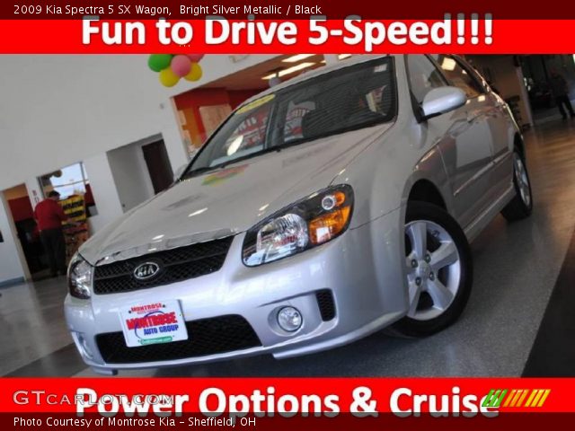 2009 Kia Spectra 5 SX Wagon in Bright Silver Metallic