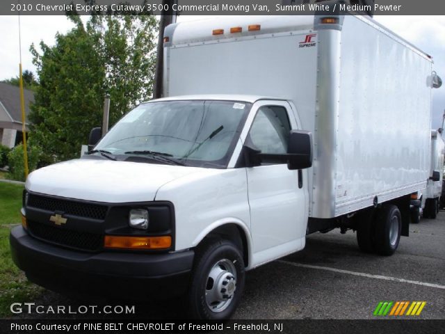 2010 Chevrolet Express Cutaway 3500 Commercial Moving Van in Summit White