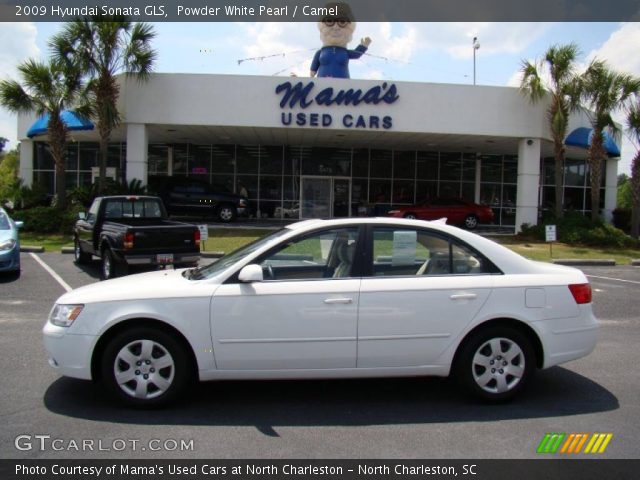 2009 Hyundai Sonata GLS in Powder White Pearl